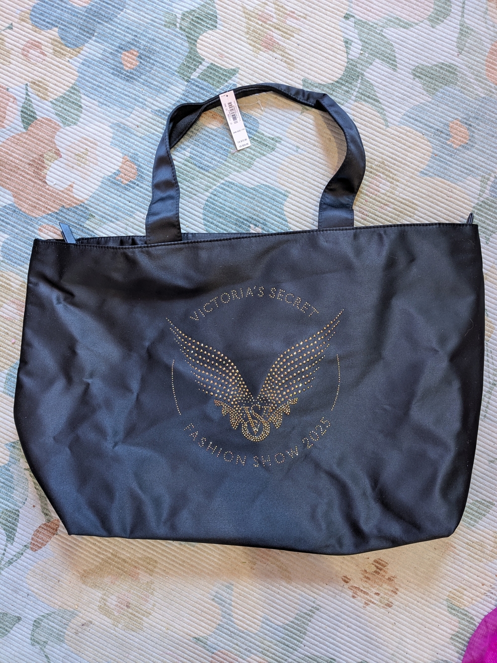 Victoria's Secret Black Fashion Show Tote Bag